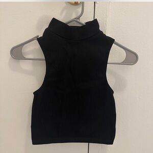 Zara size S high neck black tank